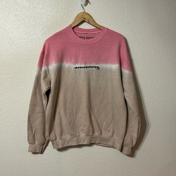 Ariana Grande Thank You Next Sweetener World Tour Tie Dye Sweatshirt Size Medium - Picture 1 of 3